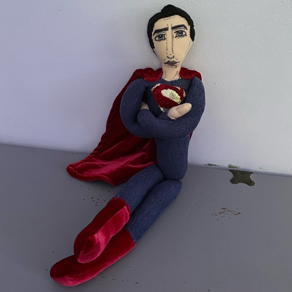 💥 SUPERMAN 💥 Custom 19” PLUSH Collectible HANDMADE